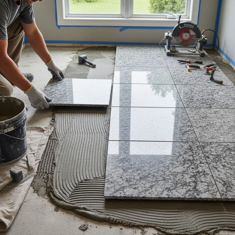 Terrazzo Flooring Installation in Alpharetta, GA