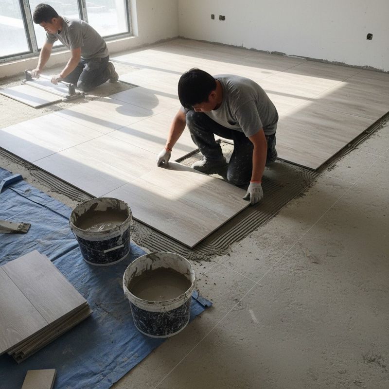 Tile Floor Renovation in Fredericksburg, VA